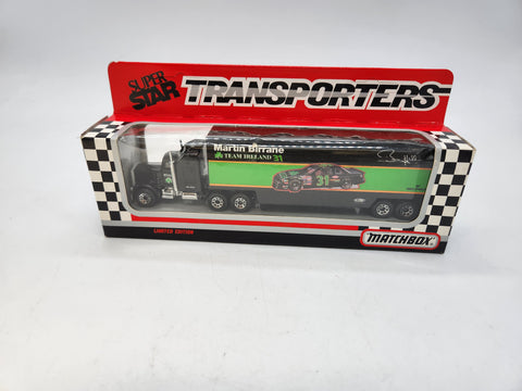 Matchbox 1992 Martin Birrane #31 Super Star Transporters Limited Edition.