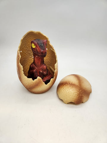 Jurassic Park 3 Breakaway Electronic Baby Velociraptor Egg Dinosaur Toy 2001.