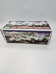 2011 Hess Toy Tow Truck And Race Car New In Box Hess Holiday.