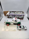 2011 Hess Toy Tow Truck And Race Car New In Box Hess Holiday.