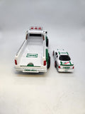 2011 Hess Toy Tow Truck And Race Car New In Box Hess Holiday.