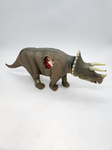 VTG Jurassic Park Triceratops Kenner Dinosaur Toy JP-08 Figure 1993 Battle Wound.