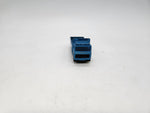 Vintage 1984 Matchbox Volvo Blue Flatbed Truck Diecast Truck 1:90 Scale.