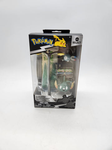 Pokemon Select City Street Environment Pack w/ Magnemite & Trubbish Series 5.