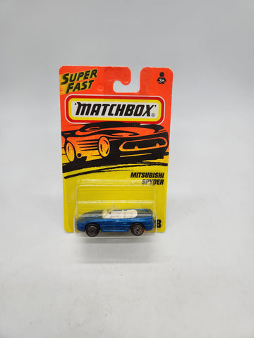 Matchbox MB28 Superfast Mitsubishi Spyder Blue.