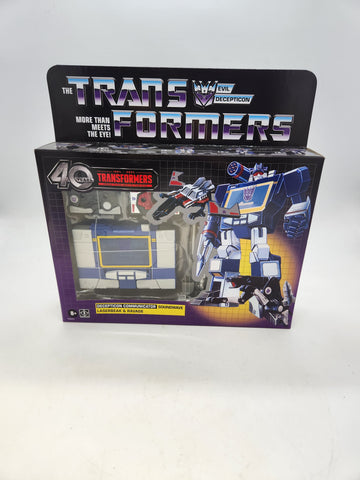 Transformers Retro 40th Anniversary G1 Soundwave Laserbeak Ravage.