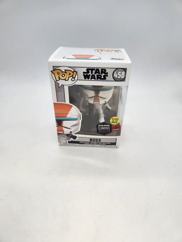 Funko Pop! Star Wars Boss #458 GITD EB Exclusive Glow.