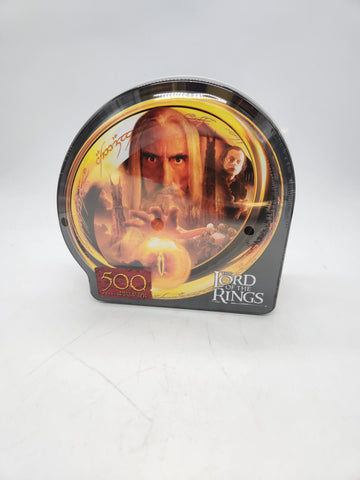 LORD OF THE RINGS Jigsaw Puzzle 500 pc COLLECTORS TIN Saruman NEW Sealed.