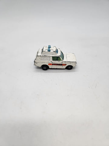 Vintage Corgi Juniors Range Rover Police White Made In GT. Britain.