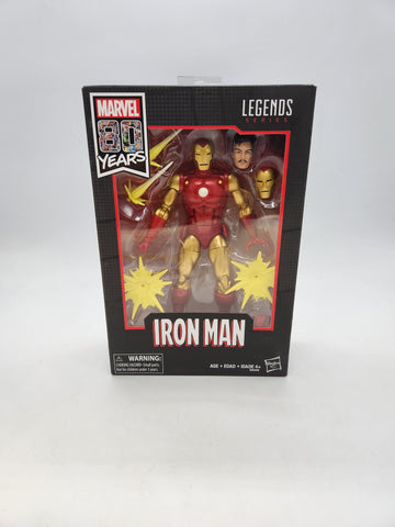 Hasbro Marvel Legends Series 80th Anniversary Iron Man 6 inch Action Figure.