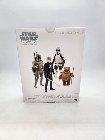 Star Wars Digital Release Commemorative ROTJ Episode VI Action Figures.