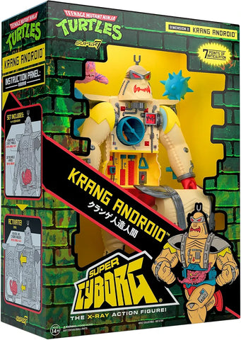 Super7 Teenage Mutant Ninja Turtles Super Cyborg - Krang Android.