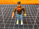 1990 James Bond JR shooting orange pistol action figure, Hasbro,