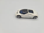 1998 Hot Wheels First Editions Ford GT-90 White Die Cast Toy Car Vehicle.