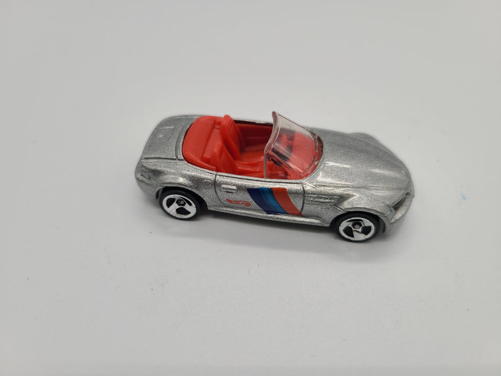 Hot Wheels Collector #518 BMW M Roadster, Silver with Black Painted Base
