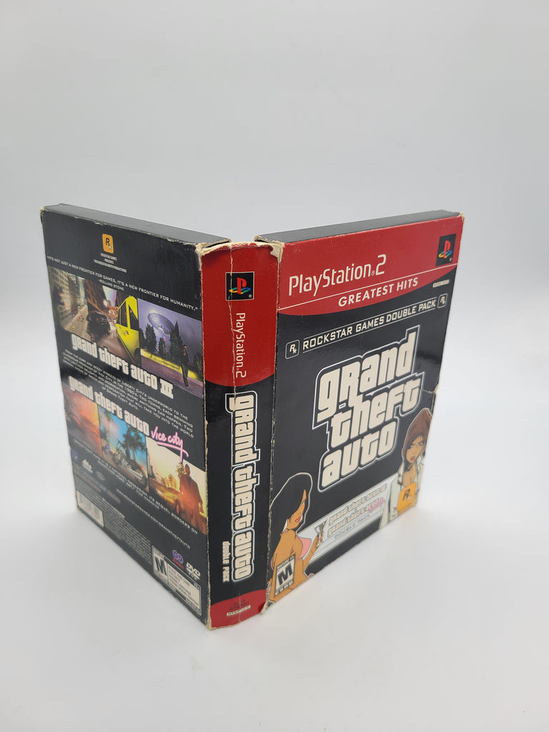Box Grand Theft Auto Double Pack G H Playstation 2 Ps2 Gta