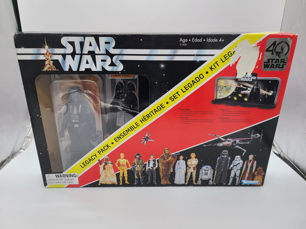 Star Wars The Black Series 40th Anniversary Darth Vader with Stand Leg – Toy  Heaven