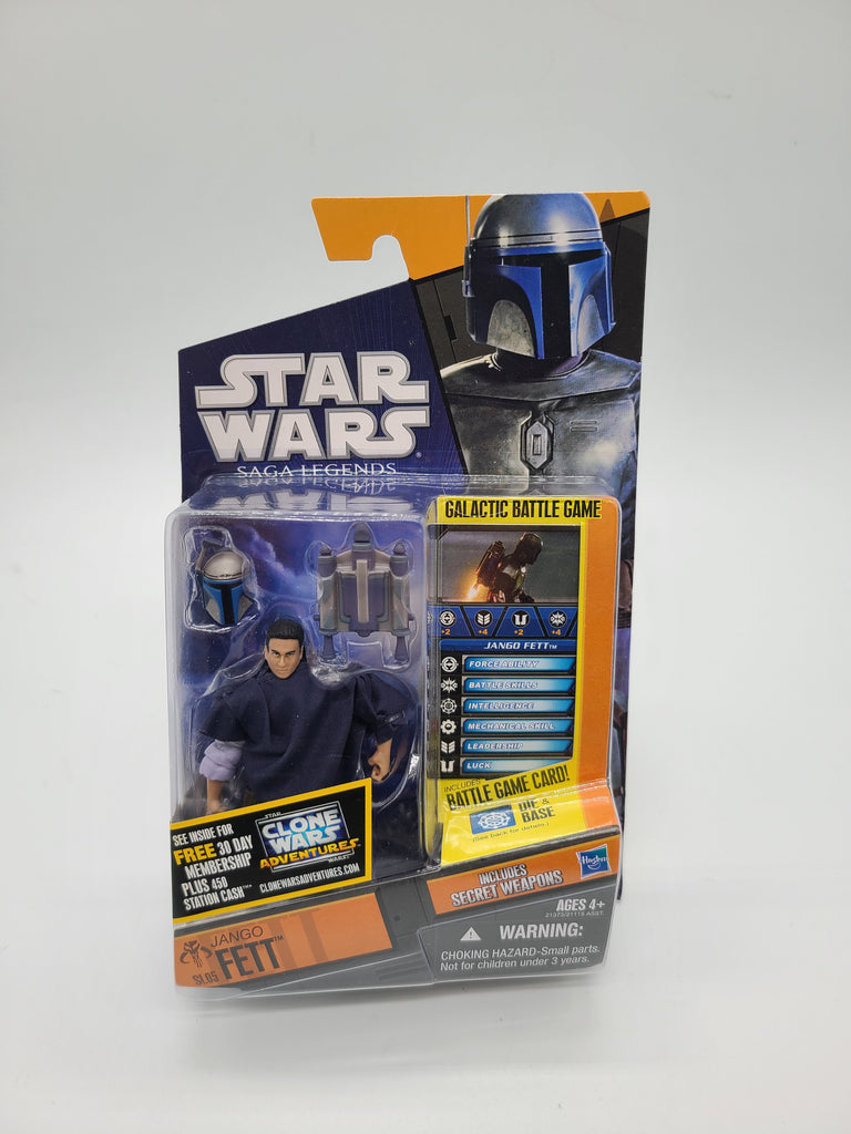 Star Wars Saga Legends SL05 Jango Fett Galactic Battle Game Card