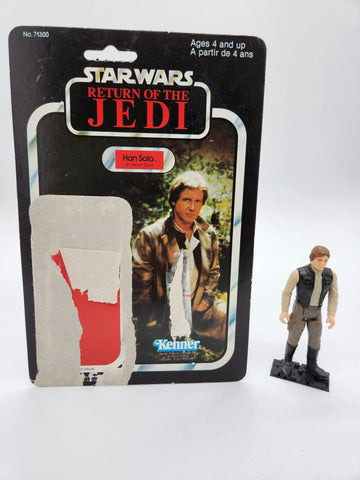 Vintage Return of the Jedi Figure - Han Solo (In Trench Coat) - 1983