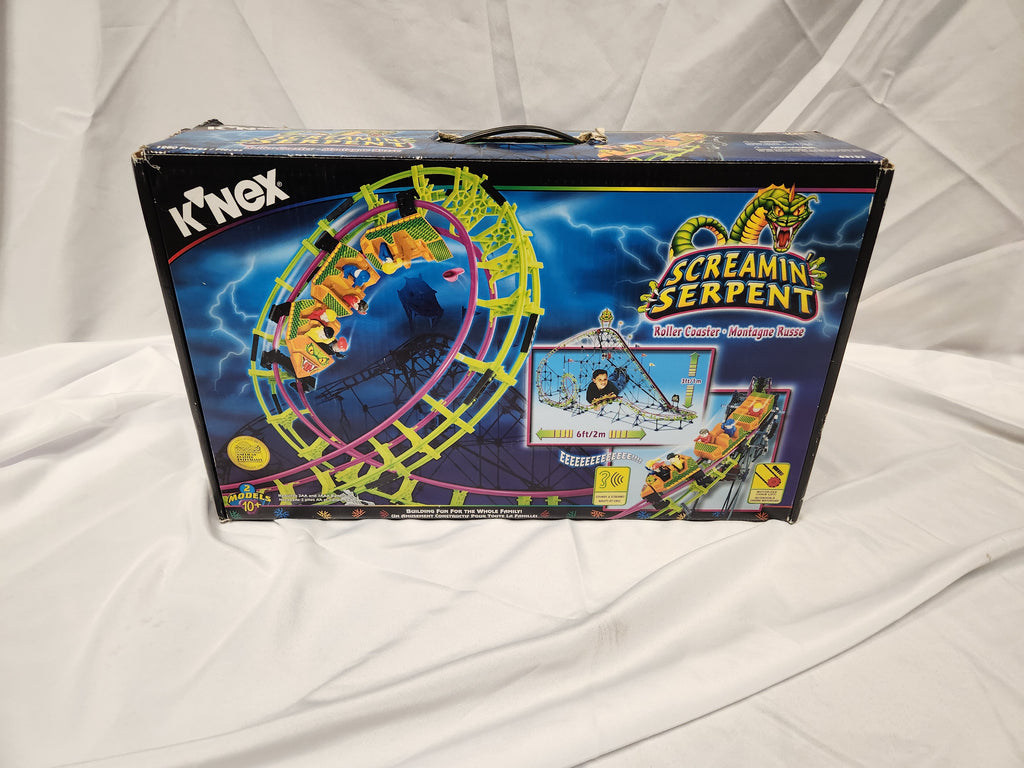 K'NEX 63153 Screamin' Serpent Roller Coaster 2002 VINTAGE Complete Rar ...