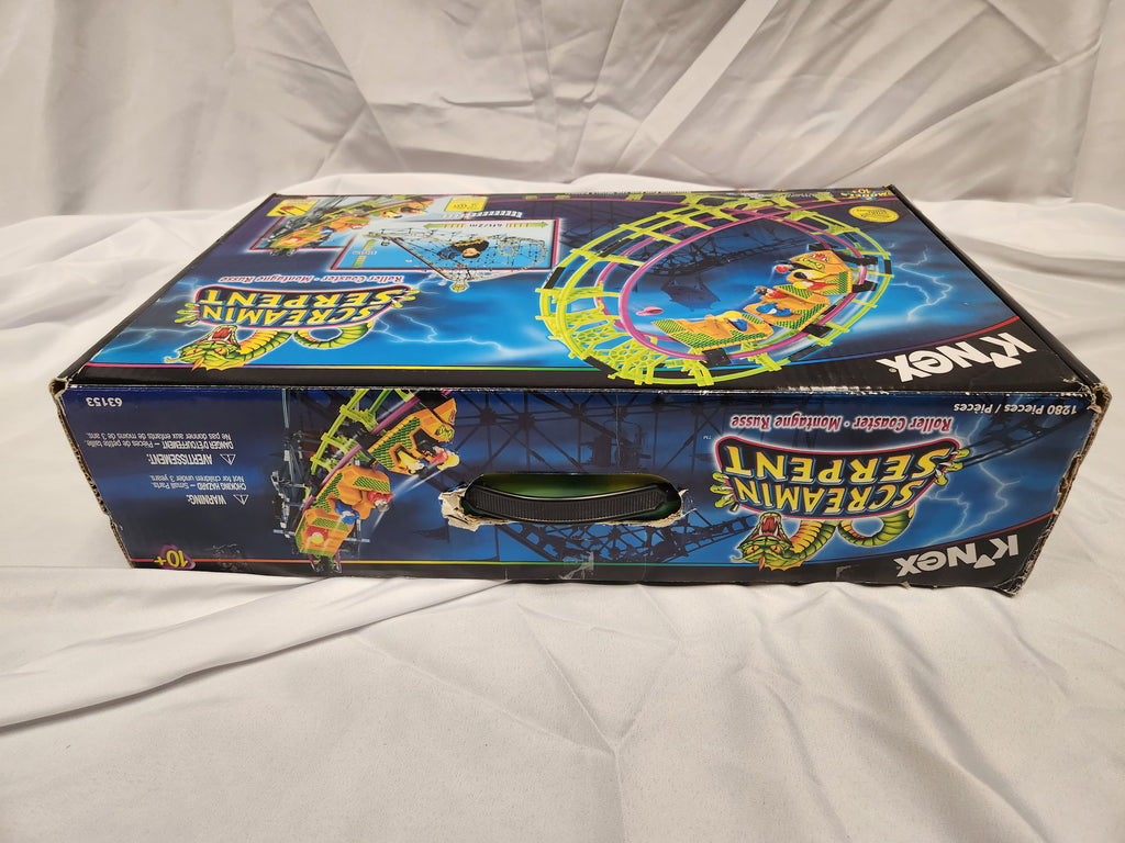 K NEX 63153 Screamin Serpent Roller Coaster 2002 VINTAGE Complete