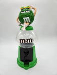 2008 M&M's Green Novelty Candy Dispenser.