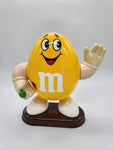 M & M YELLOW Peanut Candy Dispenser 1992 M&M Mars Candy.