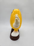 M & M YELLOW Peanut Candy Dispenser 1992 M&M Mars Candy.