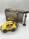 Vintage 1982 Tomy Air Jammer Bug Scrammer Air Powered VW Bug  w/Box.